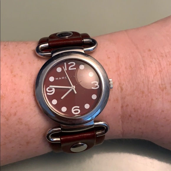 Marc by Marc Jacobs leather watch - Picture 1 of 8